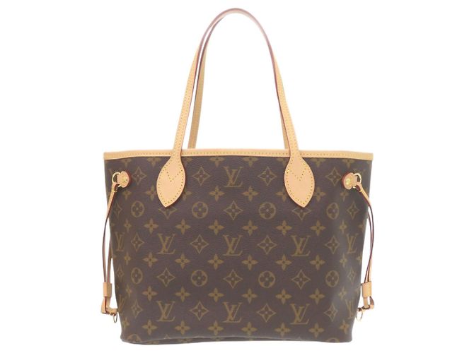 Bolso Tote Louis Vuitton Neverfull PM Monogram Castaño Monograma - vista 2