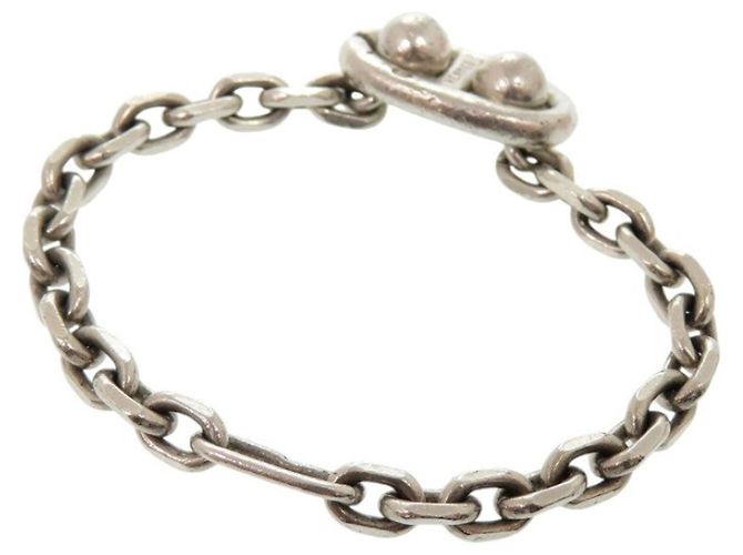 Hermès Portachiavi Hermes Vintage Chaine d'Ancre Silver Argento - Ansicht 2