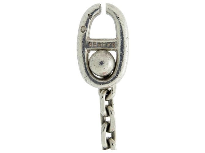 Hermès Portachiavi Hermes Vintage Chaine d'Ancre Silver Argento - Ansicht 5