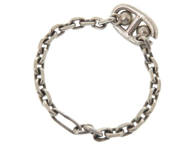 Hermès Portachiavi Hermes Vintage Chaine d'Ancre Silver Argento - Ansicht 6