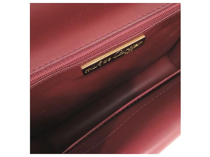 Borsa a tracolla Cartier Must Line in pelle Bordeaux Bordò - vista 6