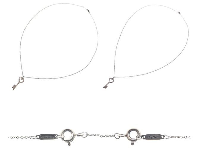 Collana Chiave Cuore Tiffany & Co. Argento - vista 4