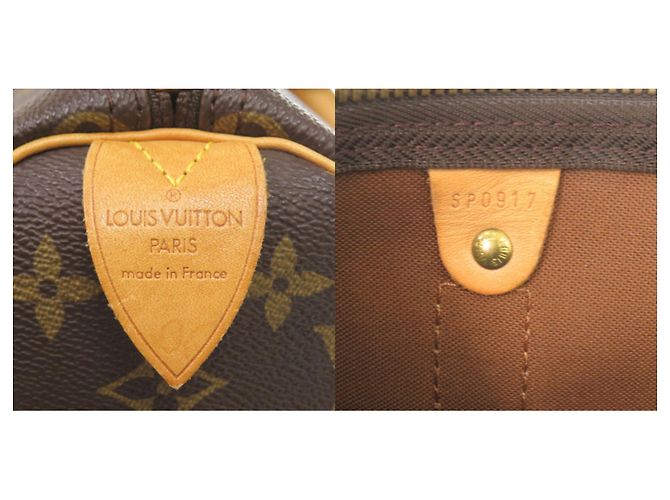 Borsa Boston Louis Vuitton Keepall 45 Monogram Marrone Monogramma - vista 10