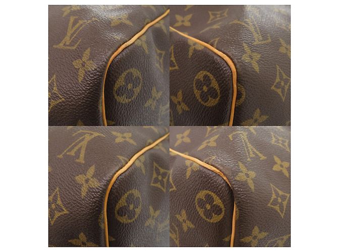 Borsa Boston Louis Vuitton Keepall 45 Monogram Marrone Monogramma - vista 4