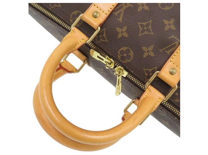 Borsa Boston Louis Vuitton Keepall 45 Monogram Marrone Monogramma - vista 6
