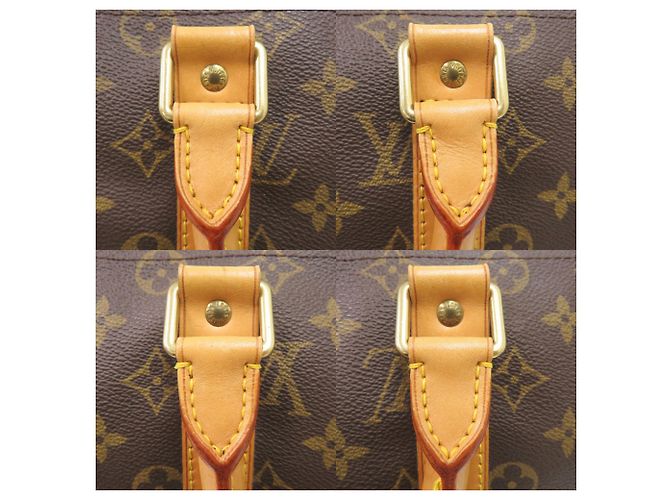 Borsa Boston Louis Vuitton Keepall 45 Monogram Marrone Monogramma - vista 7
