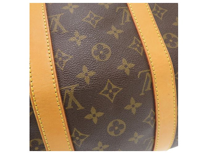 Borsa Boston Louis Vuitton Keepall 45 Monogram Marrone Monogramma - vista 9