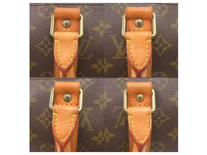 Louis Vuitton Keepall Bandoulière 45 Monogram Boston Bag Marrone Monogramma - vista 7
