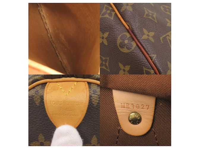 Borsa Louis Vuitton Speedy 30 Monogram Marrone Monogramma - vista 10