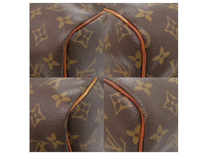 Borsa Louis Vuitton Speedy 30 Monogram Marrone Monogramma - vista 4