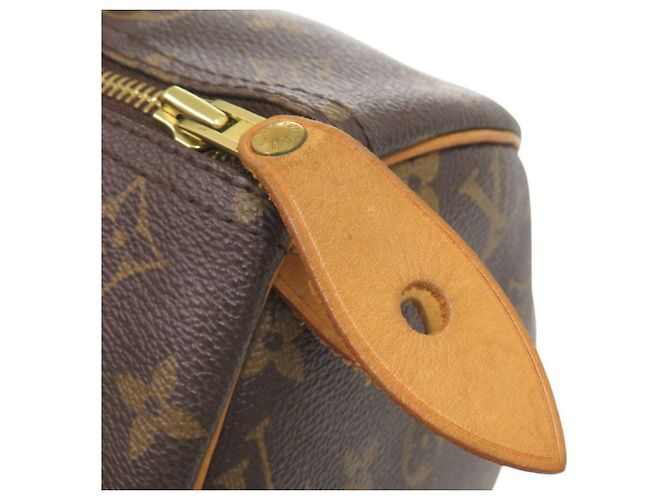 Borsa Louis Vuitton Speedy 30 Monogram Marrone Monogramma - vista 9