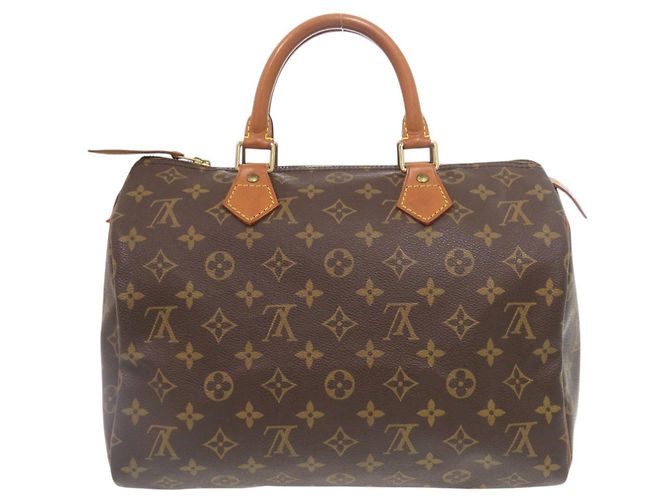 Borsa Louis Vuitton Speedy 30 Monogram Marrone Monogramma - vista 2
