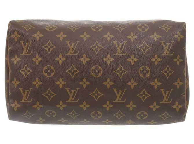 Borsa Louis Vuitton Speedy 30 Monogram Marrone Monogramma - vista 3