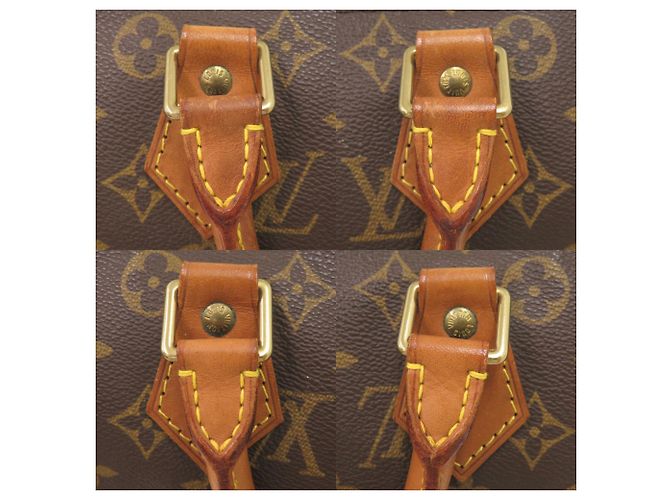 Borsa Louis Vuitton Speedy 30 Monogram Marrone Monogramma - vista 8