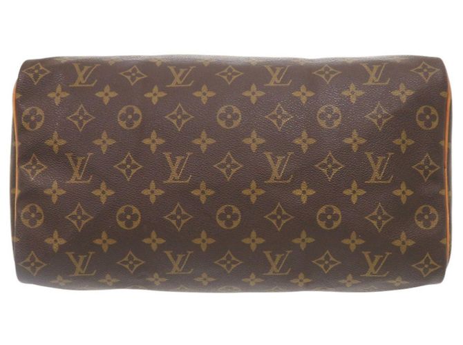 Borsa Louis Vuitton Speedy 35 Monogram Marrone Monogramma - vista 3