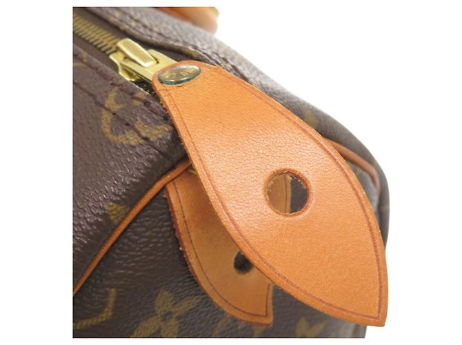Borsa Louis Vuitton Speedy 35 Monogram Marrone Monogramma - vista 9