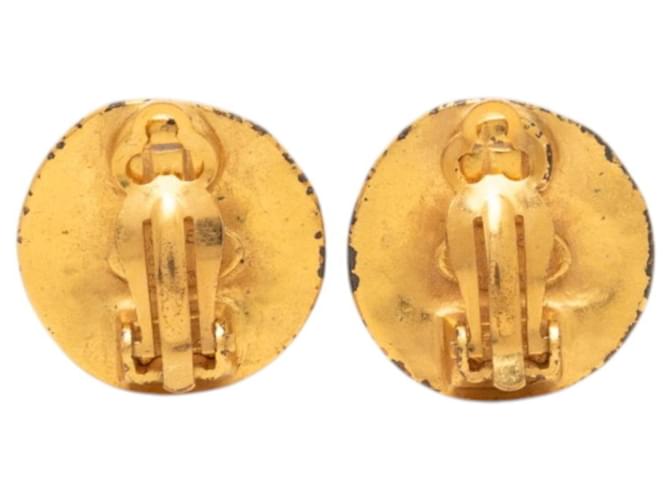Timeless Orecchini Chanel Vintage Coco Mark D'oro - vista 2