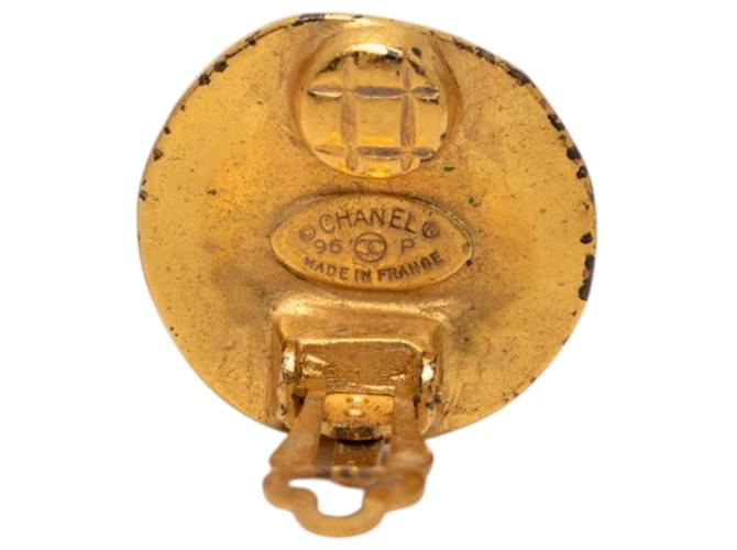 Timeless Orecchini Chanel Vintage Coco Mark D'oro - vista 3
