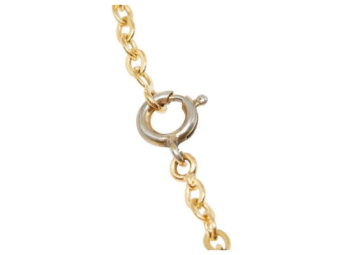 Chanel Vintage Coco Mark Halskette Golden - Ansicht 5