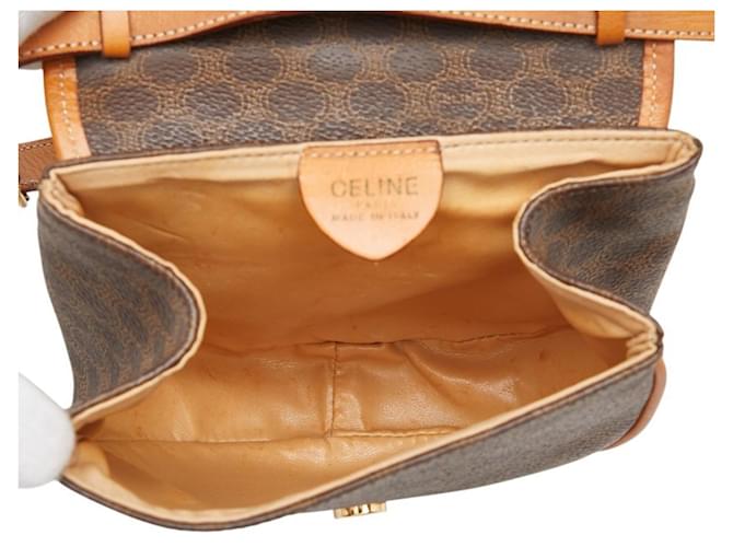 Céline Borsa a tracolla Celine Macadam Marrone - vista 13