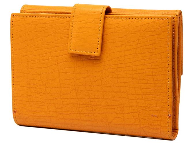 Gucci Logo Medium Long Wallet Orange Gelb - Ansicht 2