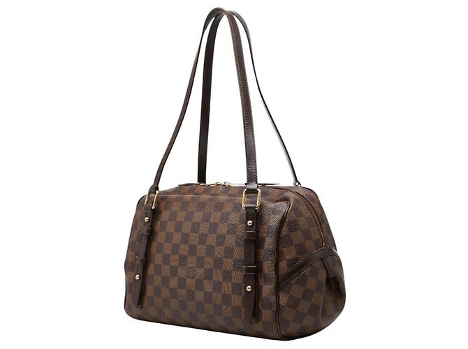 Saco Tote Louis Vuitton Damier Rivington PM Marrom - vista 2