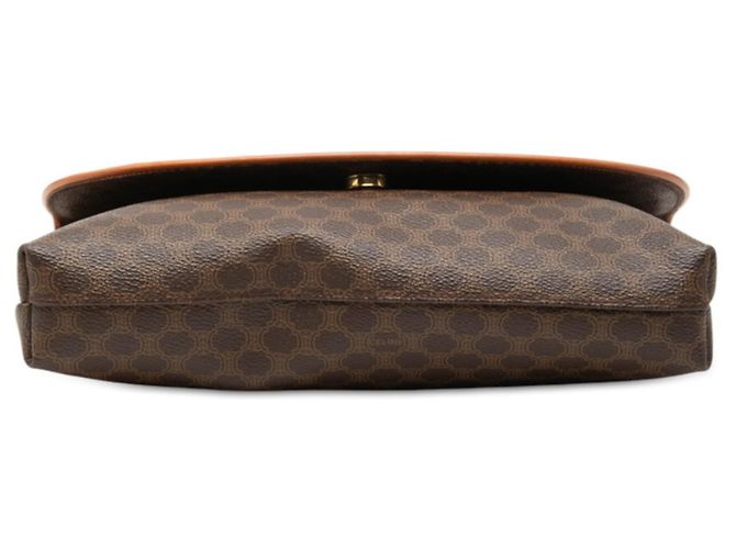Céline Borsa a tracolla/clutch 2-Way Celine Macadam Marrone - vista 3