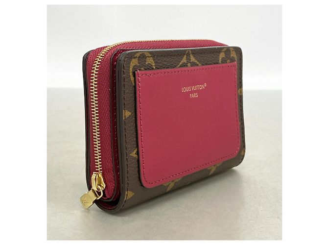 Louis Vuitton Monogram Portefeuille Lou Wallet in Fuchsia Fuschia - vista 2