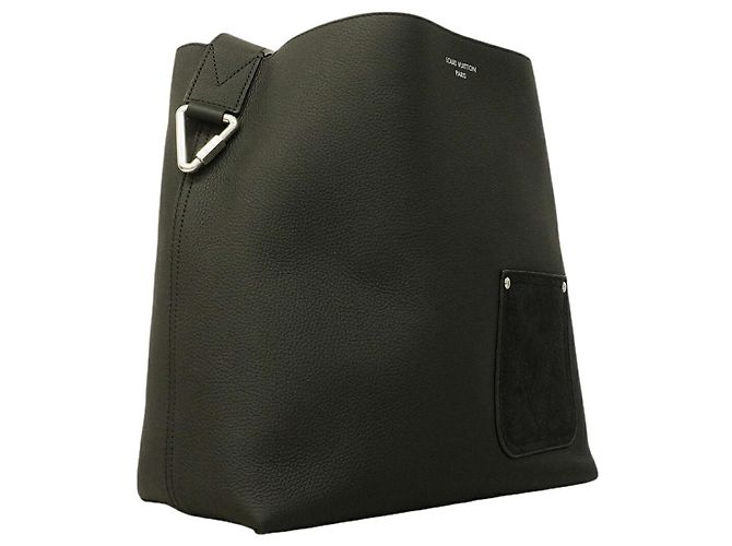 Borsa a spalla Louis Vuitton Verso Tote M27022 Noir Nero - vista 2