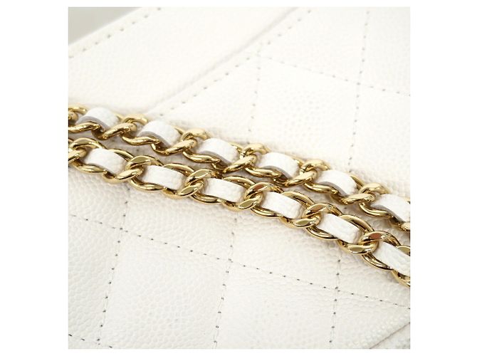 Borsa a tracolla Chanel Matelassé Bianco - vista 7