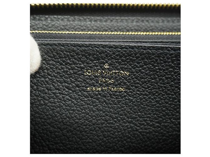 Portafoglio Zippy Louis Vuitton Monogram Empreinte Nero - vista 4