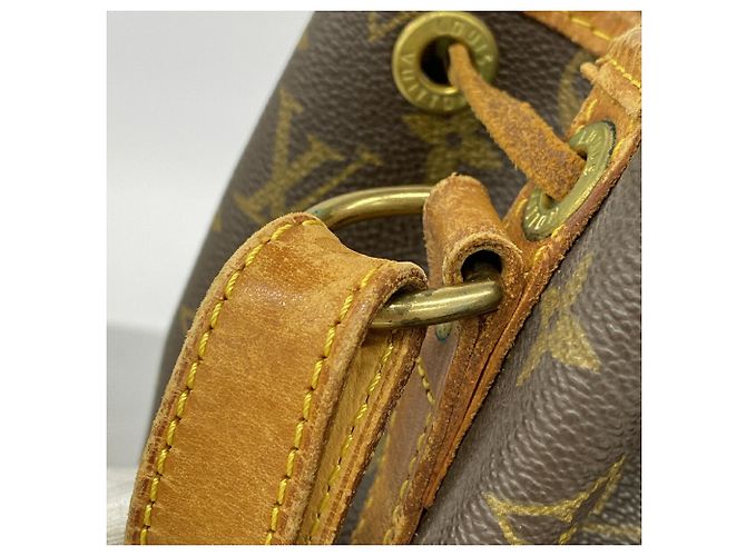 Borsa a tracolla Louis Vuitton Monogram Noe M42224 Marrone - vista 11