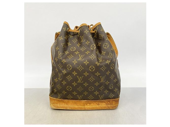 Borsa a tracolla Louis Vuitton Monogram Noe M42224 Marrone - vista 13