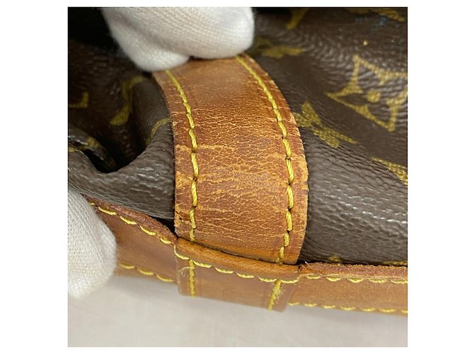 Borsa a tracolla Louis Vuitton Monogram Noe M42224 Marrone - vista 8
