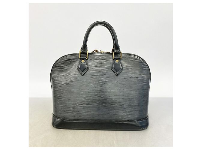 Borsa Louis Vuitton Alma Epi M52142 Noir Nero - vista 10