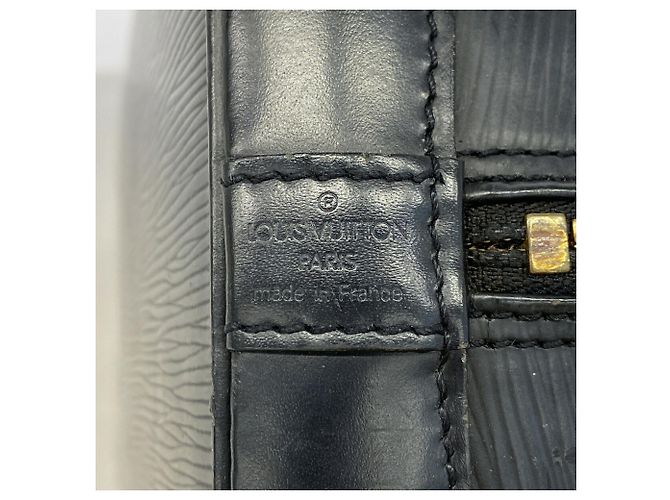 Borsa Louis Vuitton Alma Epi M52142 Noir Nero - vista 5