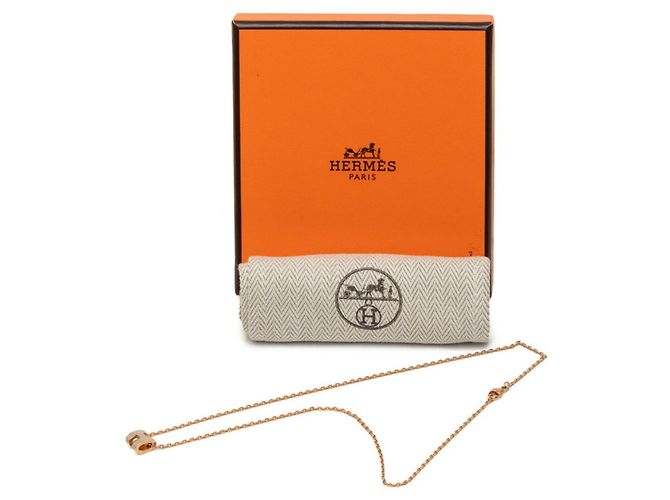 Hermès Collar Hermes Mini Pop H Beige - vista 7