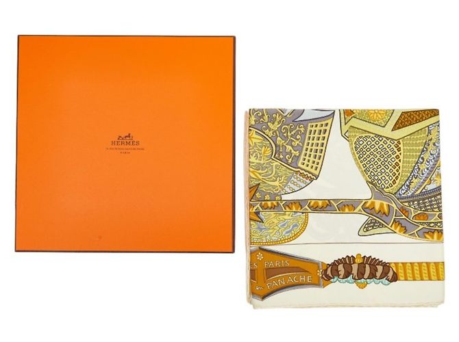 Hermès Hermes Carre 90 ARMETS en PANACHE Schal Mehrfarben - Ansicht 7