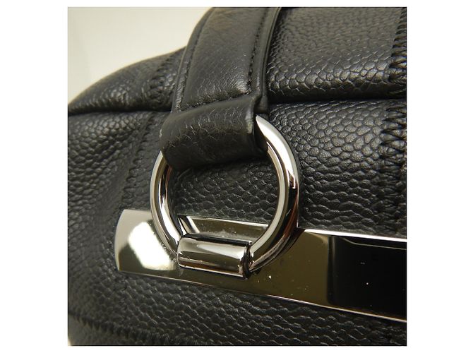 Borsa Chanel Chocolate Bar Mini Boston Bag Nero - vista 10