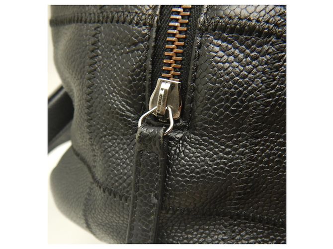 Borsa Chanel Chocolate Bar Mini Boston Bag Nero - vista 11