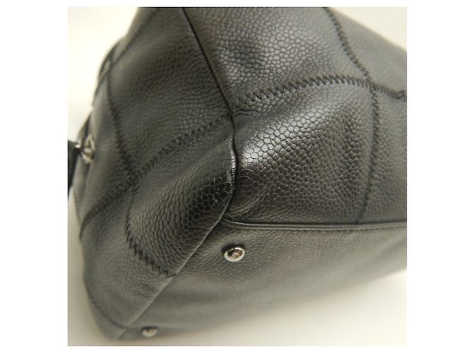 Borsa Chanel Chocolate Bar Mini Boston Bag Nero - vista 12