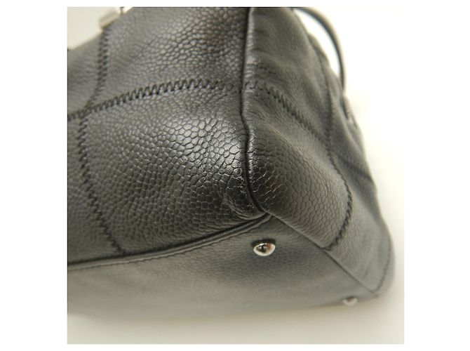 Borsa Chanel Chocolate Bar Mini Boston Bag Nero - vista 13