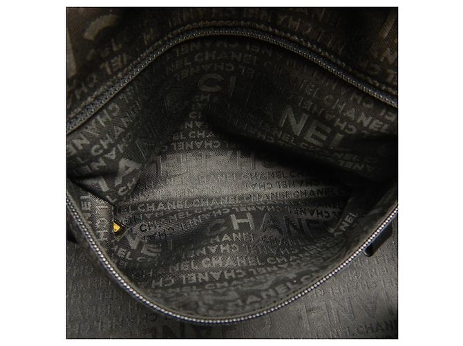 Borsa Chanel Chocolate Bar Mini Boston Bag Nero - vista 18