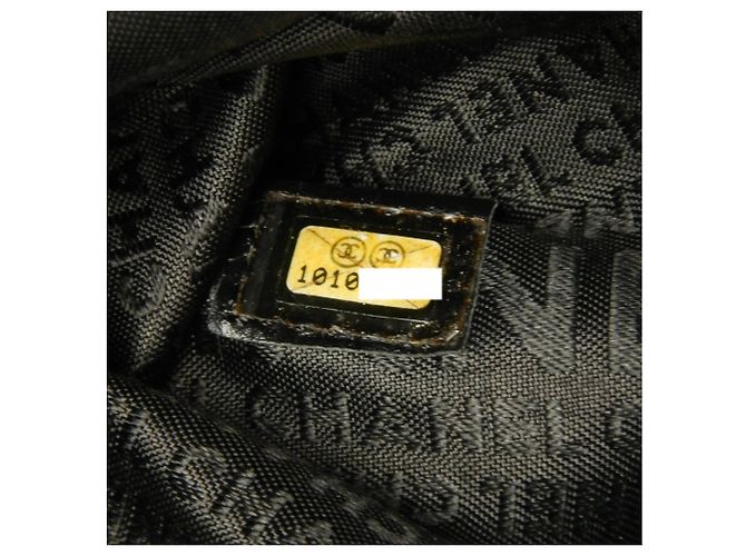 Borsa Chanel Chocolate Bar Mini Boston Bag Nero - vista 19