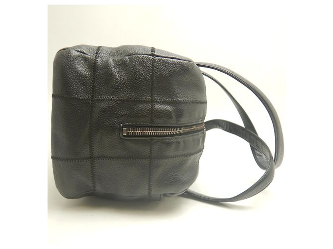 Borsa Chanel Chocolate Bar Mini Boston Bag Nero - vista 6