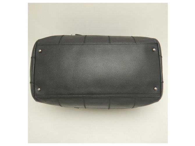 Borsa Chanel Chocolate Bar Mini Boston Bag Nero - vista 7