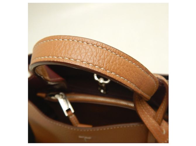 Borsa in pelle Tod's T-Timeless Marrone - vista 7