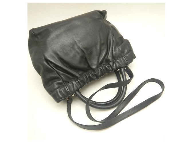 Borsa in pelle Salvatore Ferragamo Vara Nero - vista 3