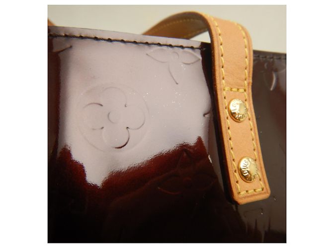 Borsa Louis Vuitton Monogram Vernis Lead PM Bordò - vista 11