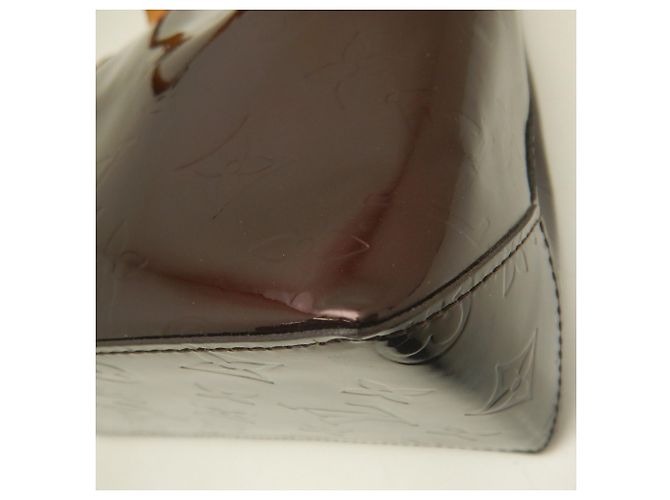 Borsa Louis Vuitton Monogram Vernis Lead PM Bordò - vista 13
